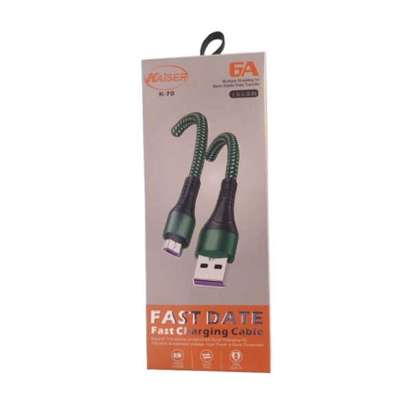 کابل شارژ سریع کایزر K-70
